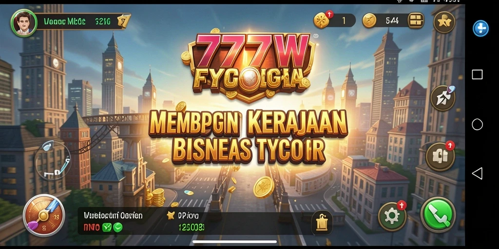 Gameplay Tycoon seru dan mendebarkan di 7777W.