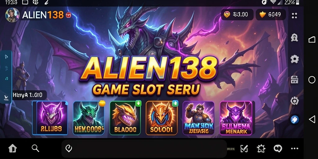 Tampilan gameplay Slot yang menarik dan interaktif di ALIEN138.