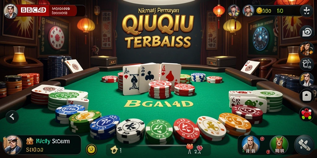 Tampilan gameplay QiuQiu yang seru dan menarik di BBCA4D.