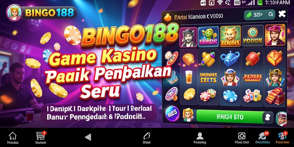 Tampilan seru gameplay BINGO188 yang mendebarkan.