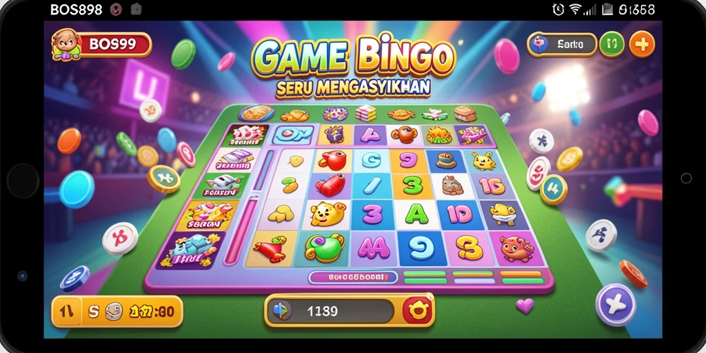 Tampilan gameplay seru dan menarik dari BOS898 Bingo.