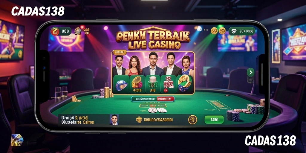 Gameplay menarik dalam aplikasi Live Casino CADAS138.