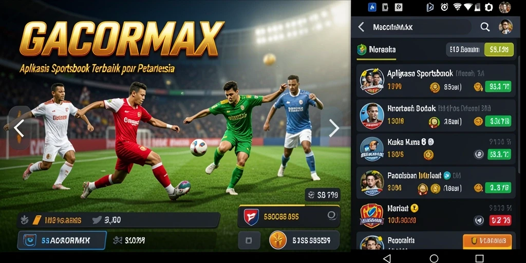 Screenshot GACORMAX menampilkan tampilan taruhan langsung yang menarik.