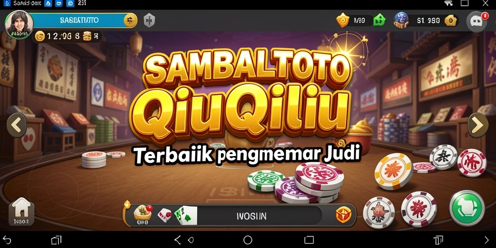Tampilan gameplay QiuQiu yang mendebarkan di SAMBALTOTO.