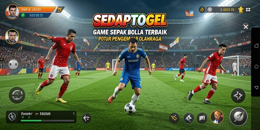 Gameplay seru di SEDAPTOGEL dengan aksi sepak bola mendebarkan.
