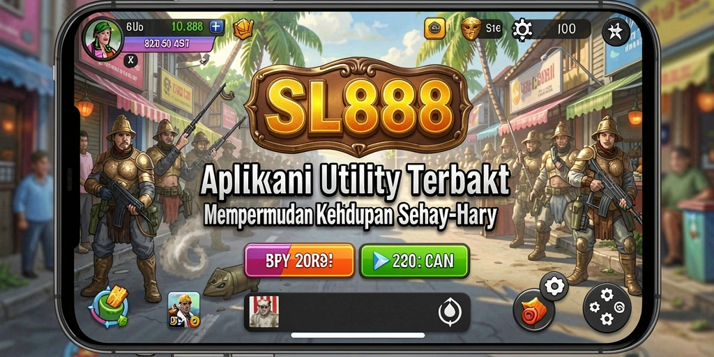 Tampilan antarmuka SL888 yang menarik dan fungsional.